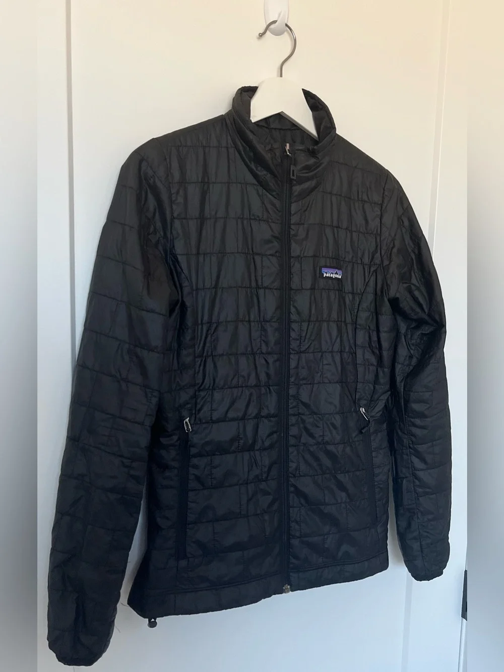 Patagonia Nano Puff Jacket Women’s XS Black Primaloft Insulated Full Zip